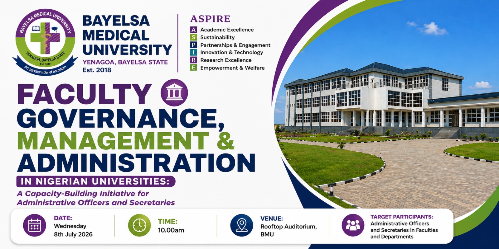 BMU: Invitation to Her Capacity-Buidling Initiative for Administrative Officers and Secretaries