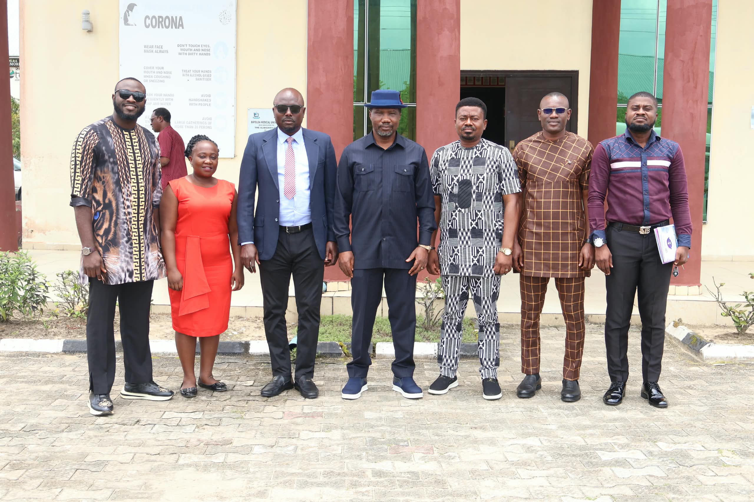Bayelsa Medical University Hosts Members of the Nigerian Medical Association Bayelsa State Chapter on Courtesy Visit