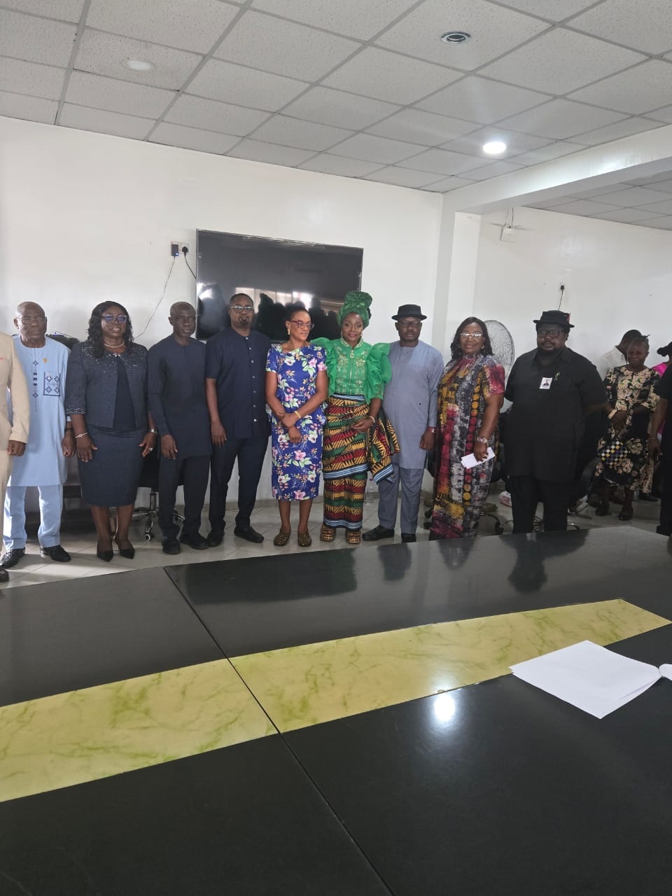 BMU VC CONGRATULATES PIONEER MANAGEMENT TEAM OF BAYELSA MEDICAL UNIVERSITY TEACHING HOSPITAL